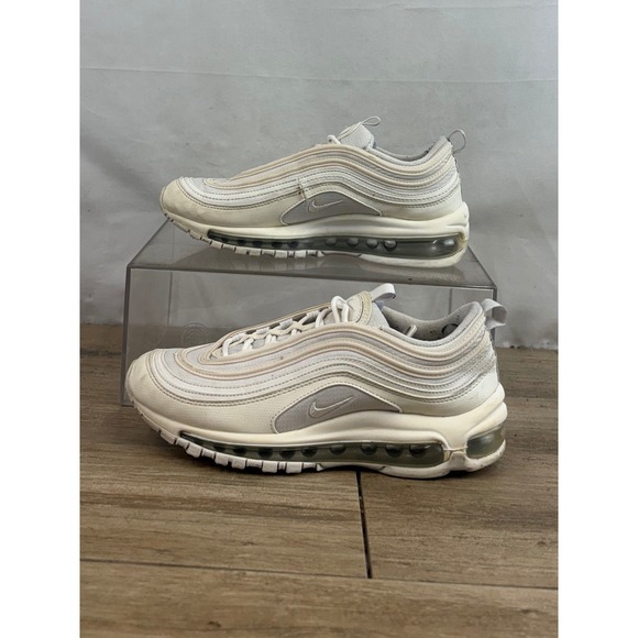 Nike Other - Nike Air Max 97 GS Size 6.5Y White Silver Casual Athletic Shoes 921522 104
